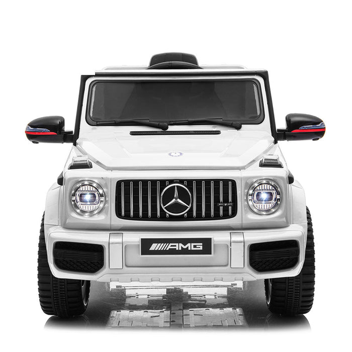 Mercedes Benz G63 AMG Licensed Kids Ride On Car with Remote Control | Black/White