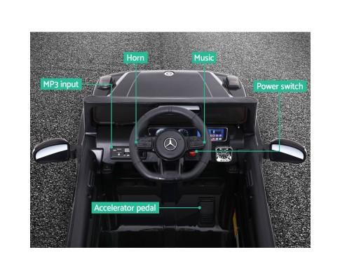 Mercedes Benz G63 AMG Licensed Kids Ride On Car with Remote Control | Black/Red