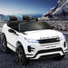 Range Rover Evoque Officially Licensed Kids Ride On Car with Remote Control |  White