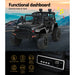 Jeep Inspired Kids Ride On Car with Remote Control | Stealth Black