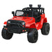 Jeep Inspired Kids Ride On Car with Remote Control | Raging Red