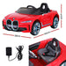 Officially Licensed BMW I4 Kids Ride On sports car with Remote Control | Royal Red
