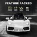 Lamborghini Inspired Kids Ride On Car with Parental Remote Control Frost White