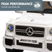 Mercedes Benz G65 AMG Licensed Kids Ride On Car with Remote Control | White