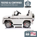 Mercedes Benz G65 AMG Licensed Kids Ride On Car with Remote Control | White