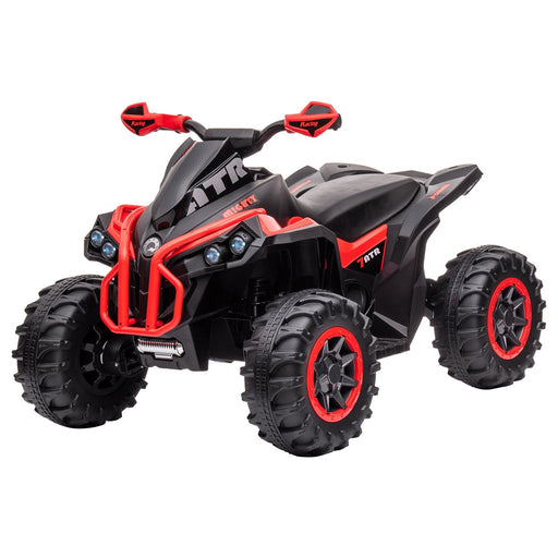 Kids Premium ATV Ride On Quad Bike | Scorched Red & Black