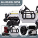 Toyota Jeep Inspired Kids Ride On Car with Remote Control & Detachable Shovel | Alpine White