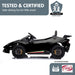 Lamborghini Aventador Officially Licensed Kids Ride On Car with Remote Control | Nero (Black)