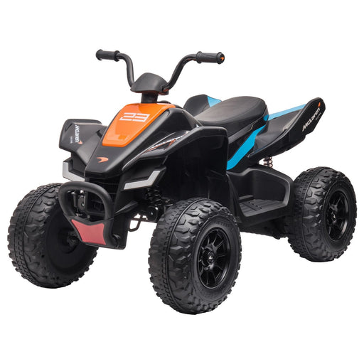 Kids Officially Licensed McLaren Deluxe ATV Ride On Quad Bike | Black