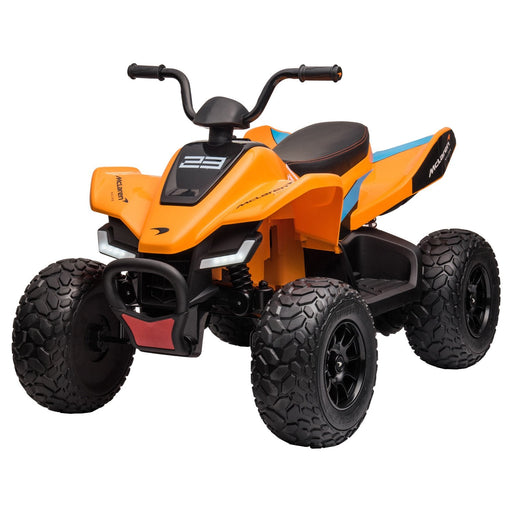 Kids Officially Licensed McLaren Deluxe ATV Ride On Quad Bike | Orange