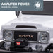 Two Seater Toyota FJ-40 Officially Licensed Off Road Kids Ride On Car | White