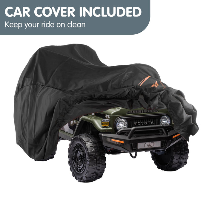 Officially Licensed Toyota FJ Cruiser Jeep Kids Ride On Car with Remote Control | Camoflauge