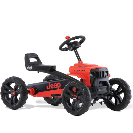 Berg Buzzy Officially Licensed JEEP Rubicon Kids Pedal Powered Go Kart | Rubicon Red