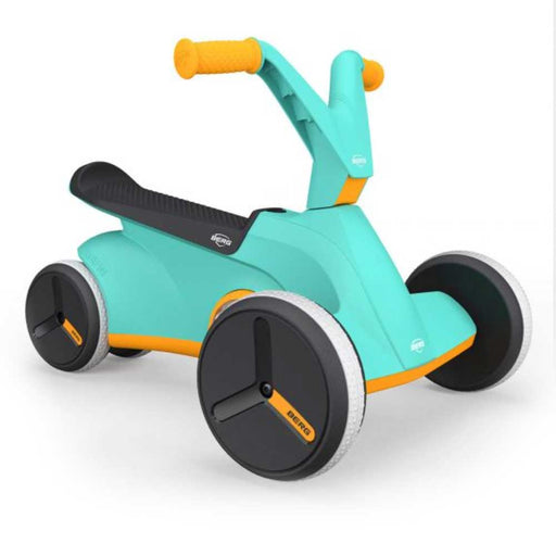 Berg Go Twirl Kids Push & Pedal Powered Go Kart | Turquoise