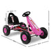 Ultimate Racer Kids Pedal Powered Go Kart | Power Pink